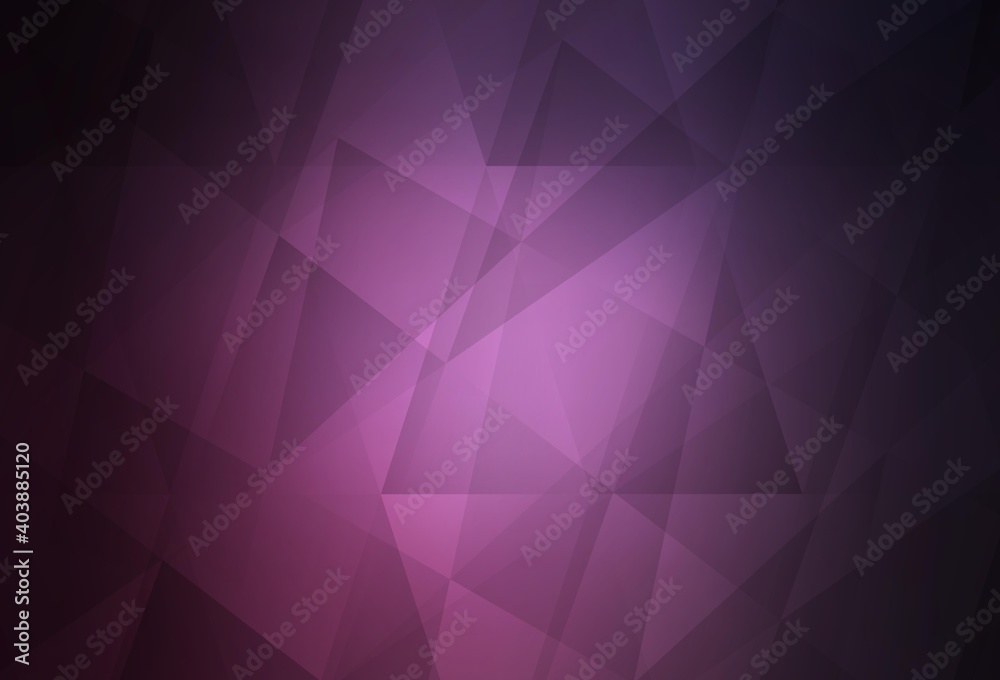 Dark Pink vector polygonal background. Dark Pink vector polygonal background.