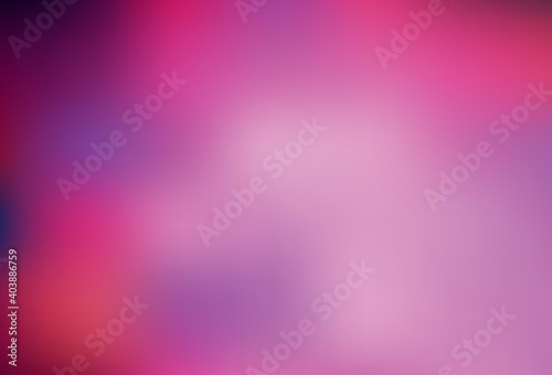 Light Pink vector blurred shine abstract background.