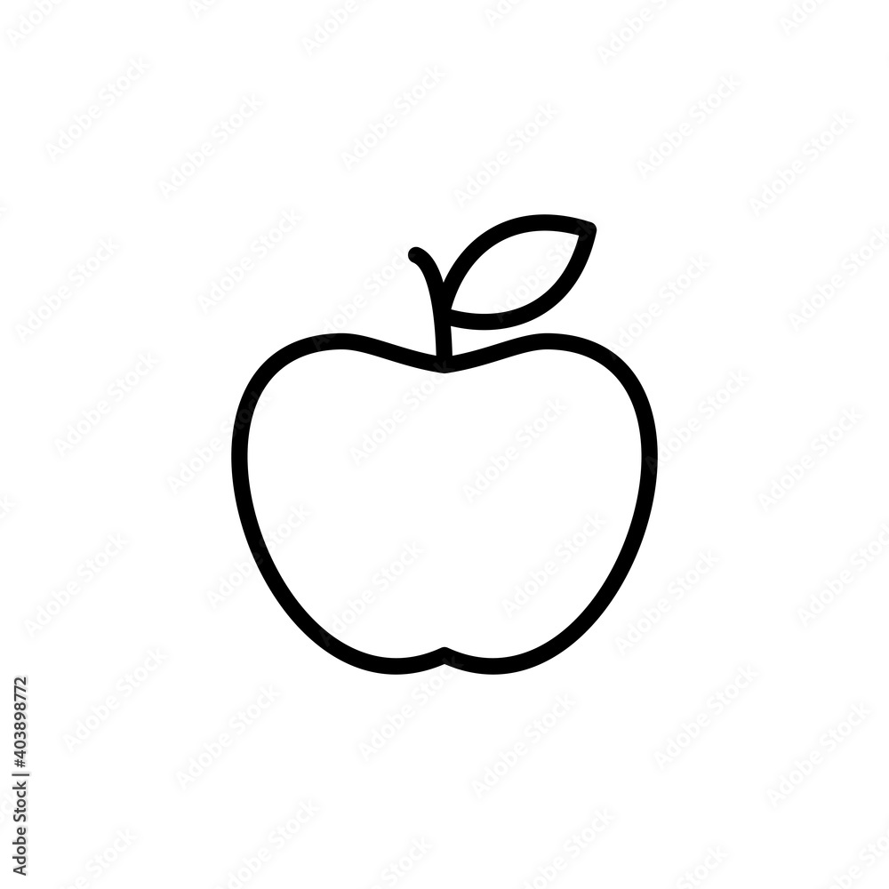 Apple icon vector. Apple vector icon. apple symbols for your web design. Apple icon vector. Apple vector icon. apple symbols for your web design.