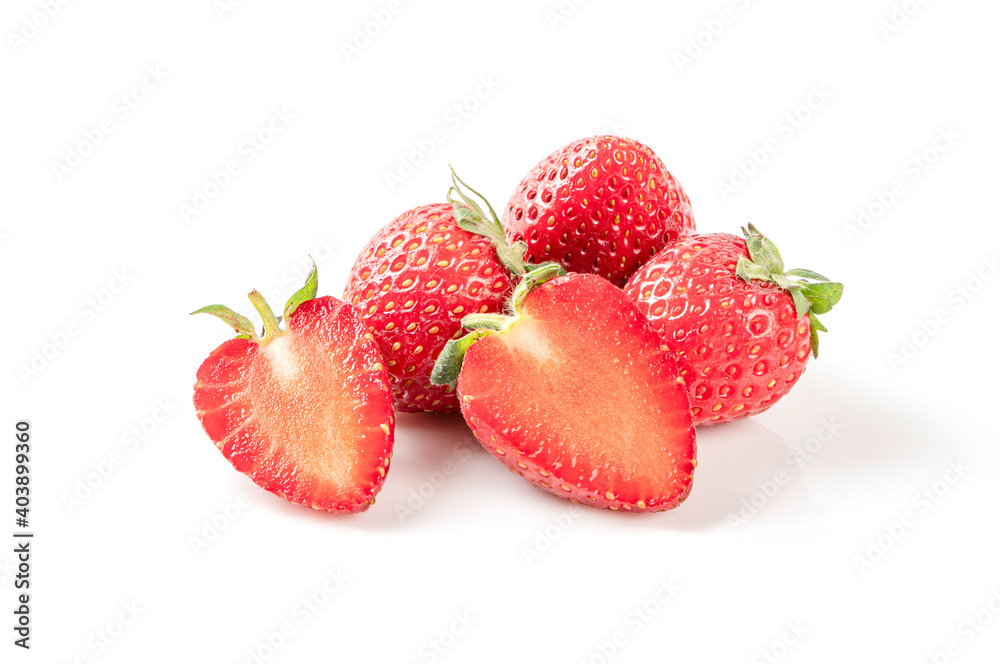 Strawberries on white background Strawberries on white background