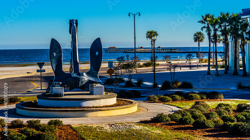 Joseph T. Jones Educational Plaza/Recreational Area includes Pedestrian Bike Trail, Leo Seal Educational Plaza in Gulfport/Biloxi Mississippi area