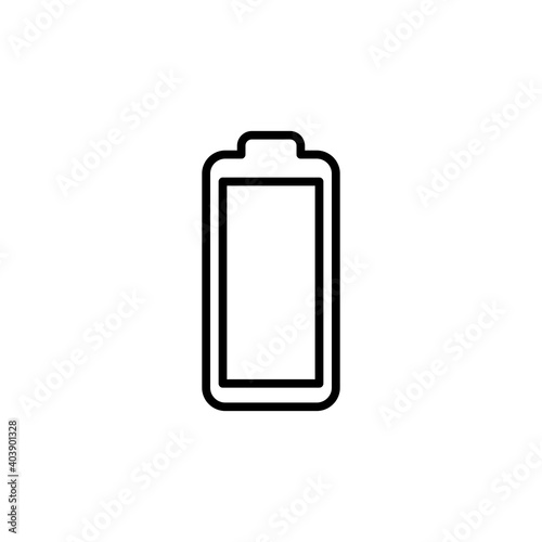 Battery vector icon. battery charge level. battery Charging icon