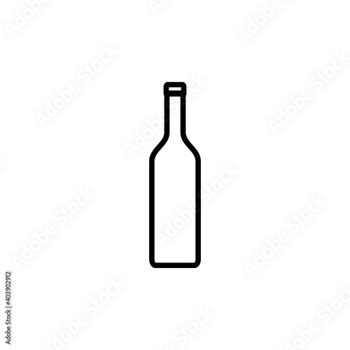 Bottle icon vector. bottle vector icon