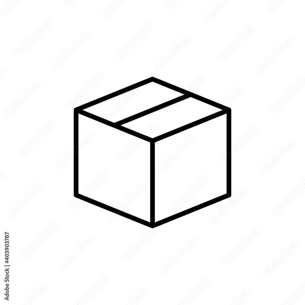 Box icon vector. box vector icon, package, parcel Box icon vector. box vector icon, package, parcel