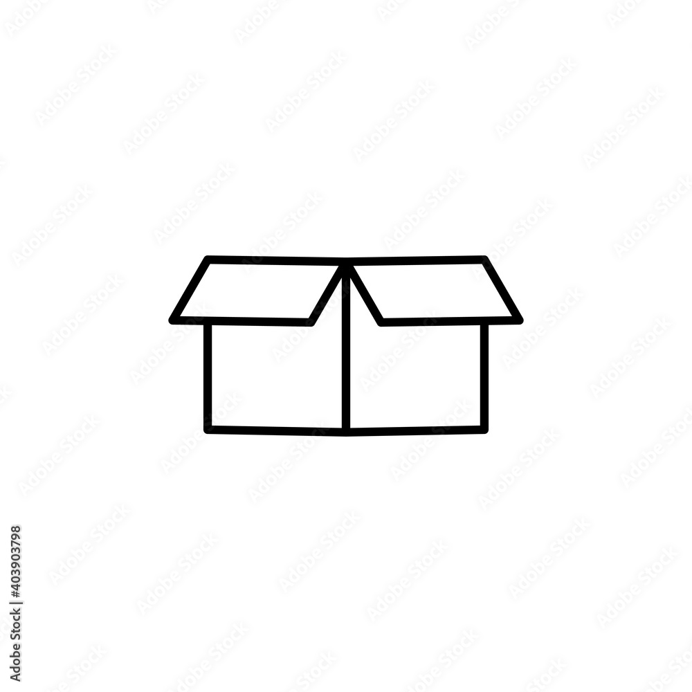 Box icon vector. box vector icon, package, parcel Box icon vector. box vector icon, package, parcel