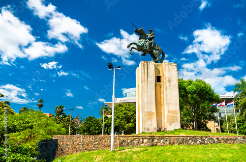 Monument of Francisco Solano Lopez in Asuncion, Paraguay photo