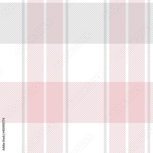 Pink Asymmetric Plaid textured Seamless Pattern