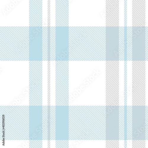Sky Blue Asymmetric Plaid textured Seamless Pattern