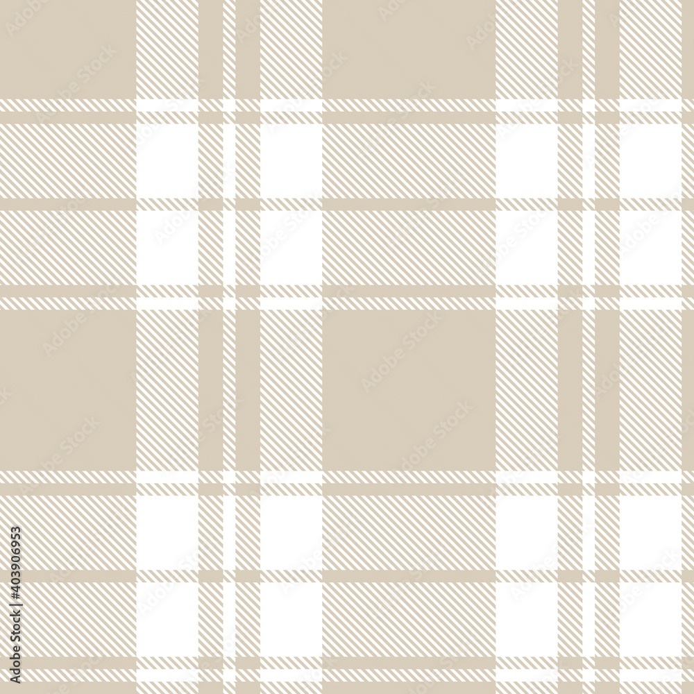Brown Asymmetric Plaid textured Seamless Pattern