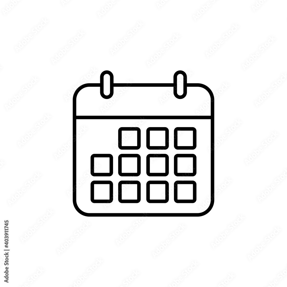 Calendar icon vector. Calender symbol. calendar vector icon Calendar icon vector. Calender symbol. calendar vector icon