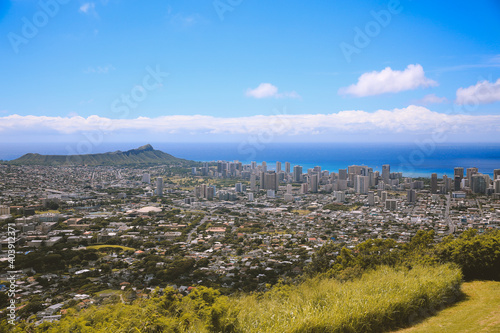 Tantalus lookout, Honolulu, Oahu, Hawaii