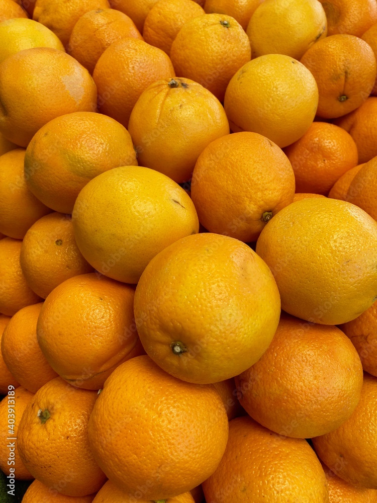 oranges at the market