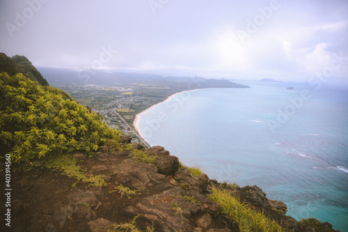 Waimanalo bay, East oahu coast, Hawaii