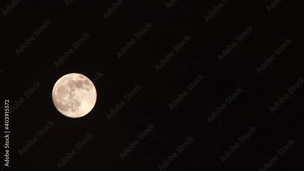 Black Night Sky And Full Moon Scenic Black Night Sky And Full Moon Scenic