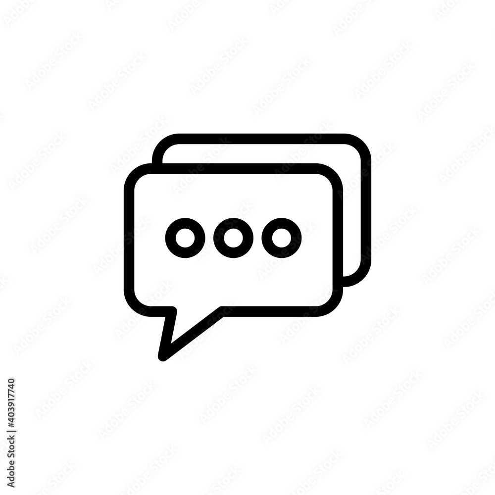 Chat icon vector. speech bubble icon. comment icon vector. message. contact us Chat icon vector. speech bubble icon. comment icon vector. message. contact us