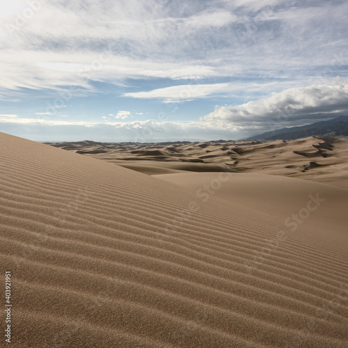 Smooth Dunes Blend Into Countless Others