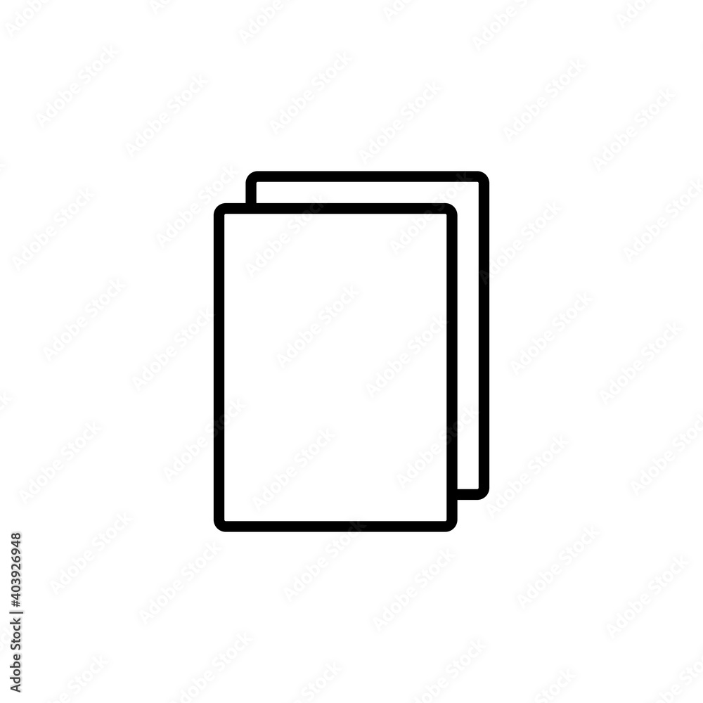 Document icon vector. Paper icon. File Icon Document icon vector. Paper icon. File Icon