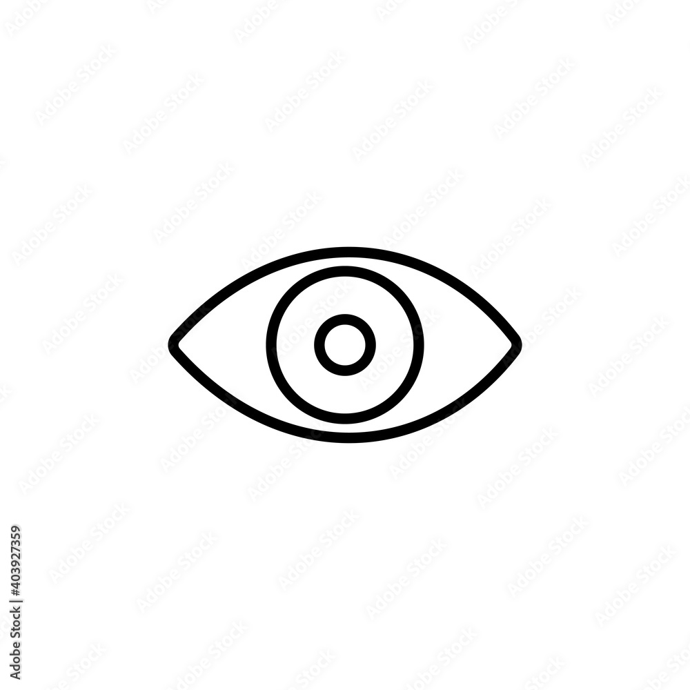 Eye icon vector. Eye vector icon. Look and Vision icon. Eye icon vector. Eye vector icon. Look and Vision icon.