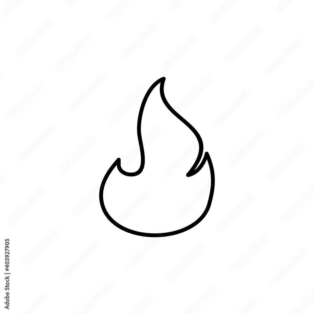 Fire icon vector. fire vector icon Fire icon vector. fire vector icon