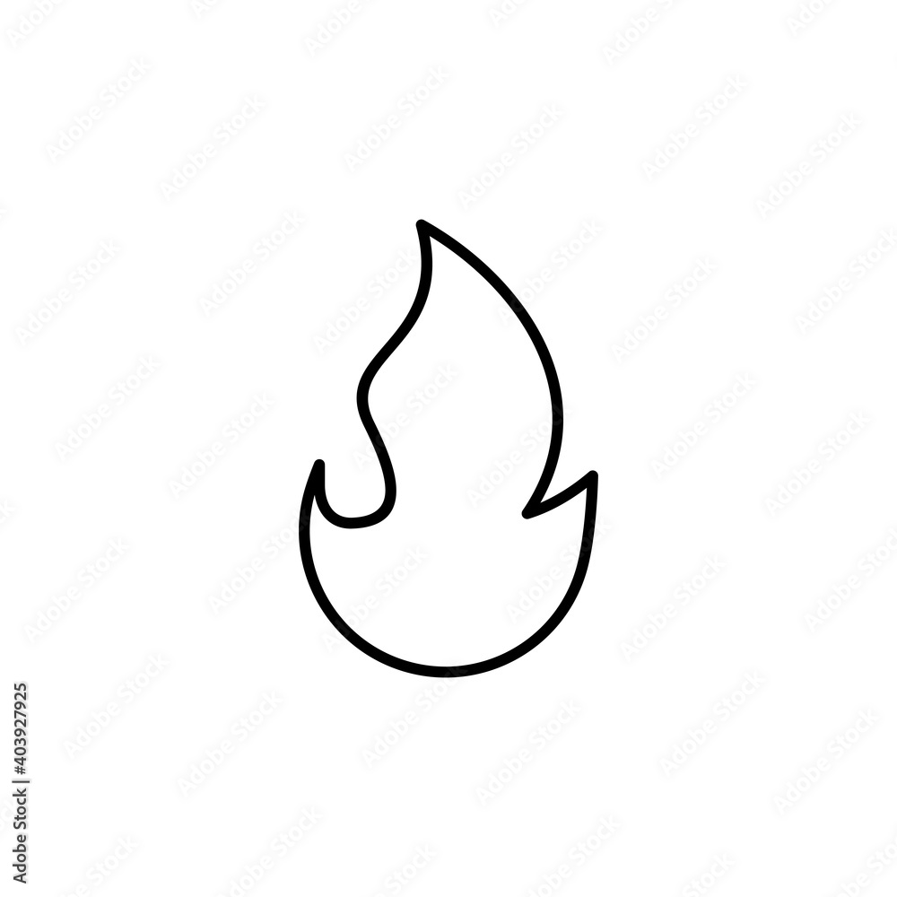 Fire icon vector. fire vector icon Fire icon vector. fire vector icon