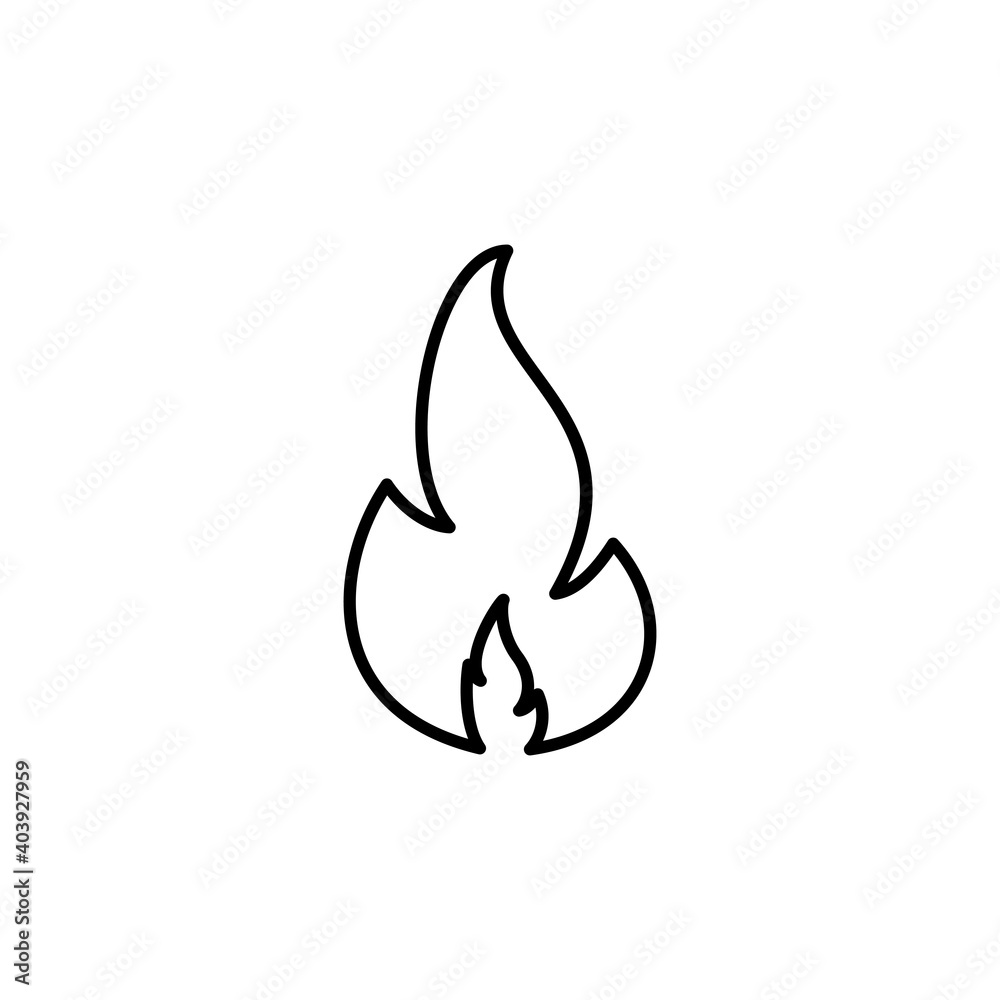 Fire icon vector. fire vector icon Fire icon vector. fire vector icon