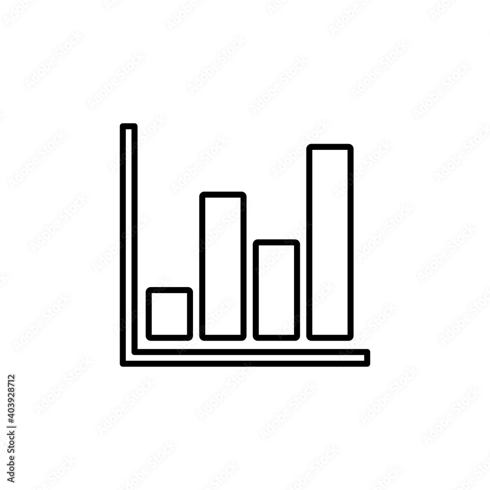 Growing graph Icon. Chart icon. diagram icon Growing graph Icon. Chart icon. diagram icon