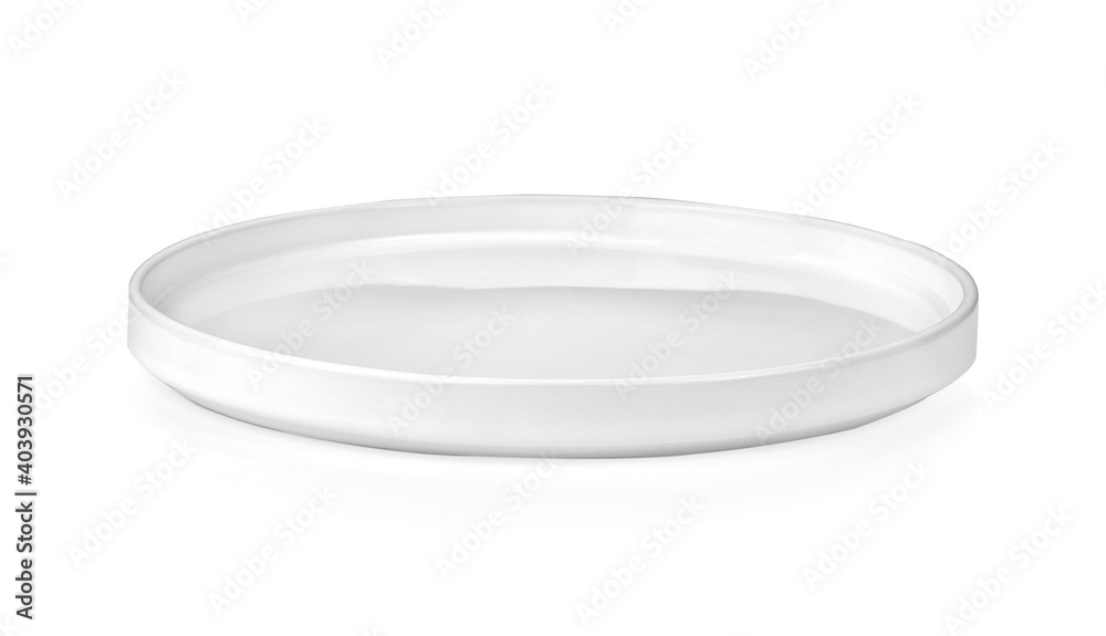 white plate isolated on white background white plate isolated on white background