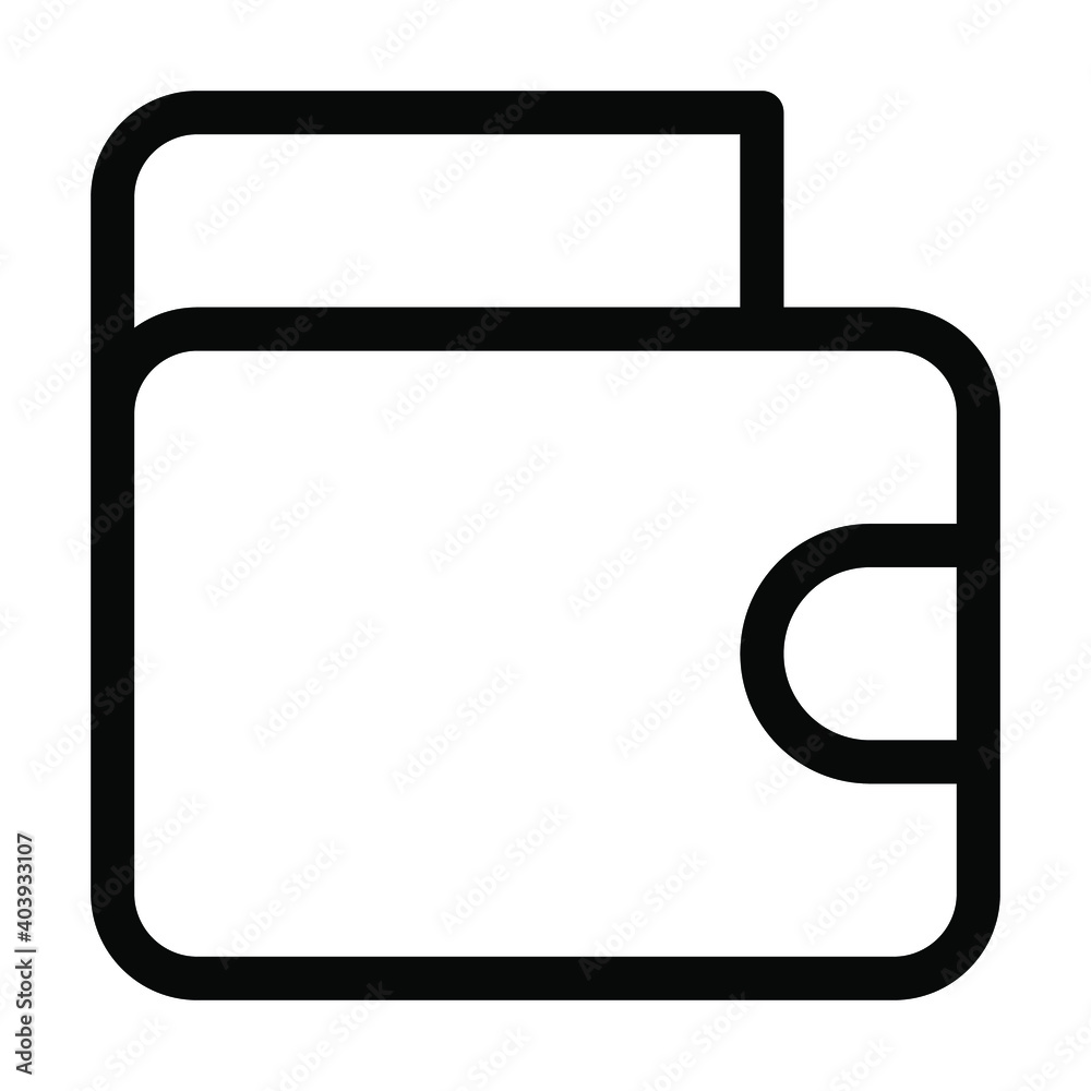 empty wallet icon vector empty wallet icon vector