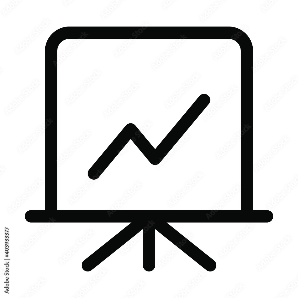 chart icon presentation vector chart icon presentation vector