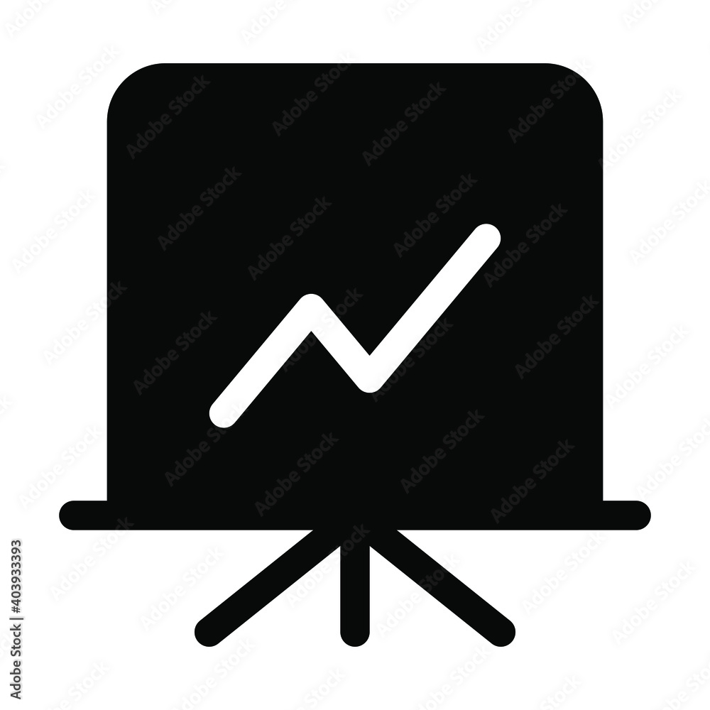 chart icon presentation vector chart icon presentation vector