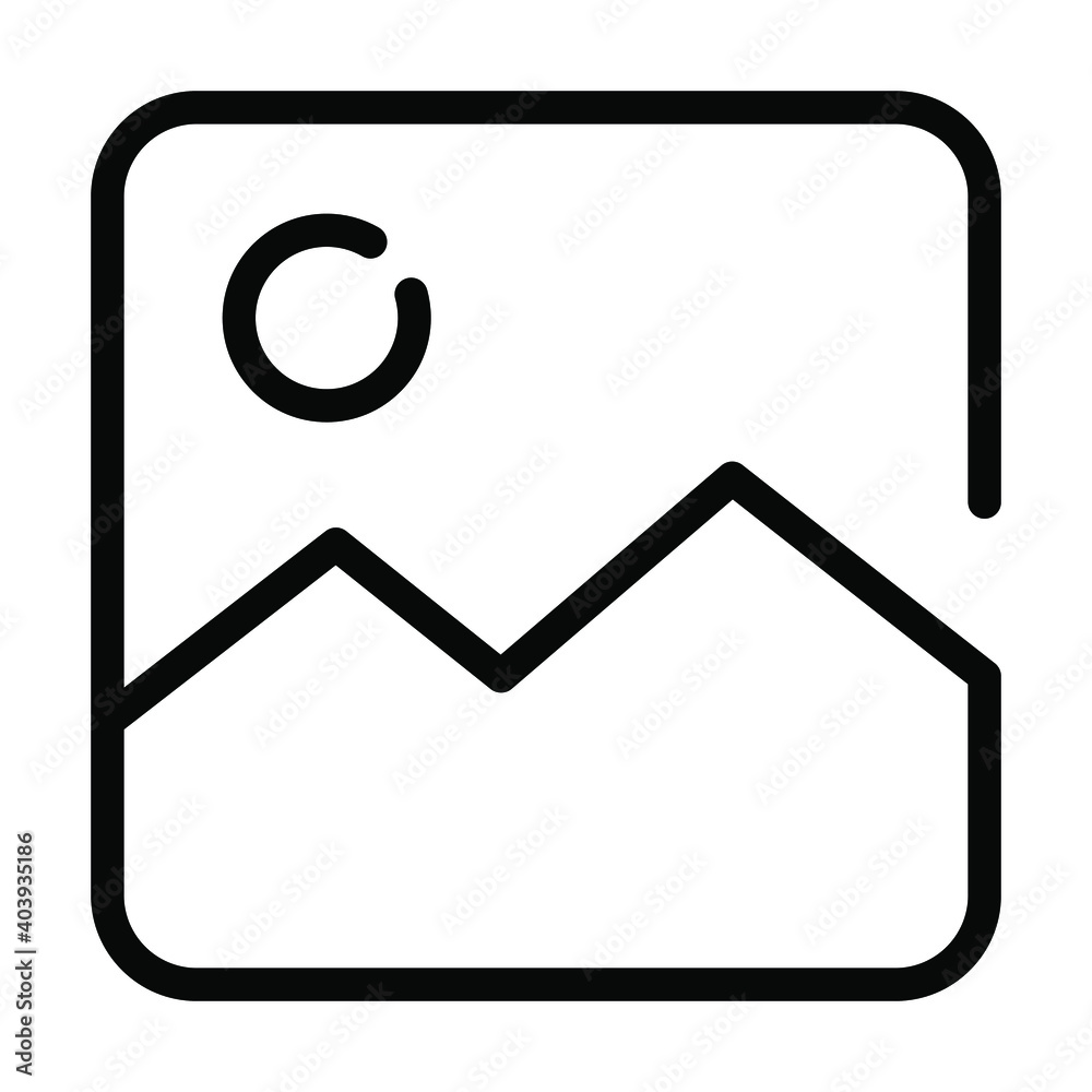 image picture frame icon vector image picture frame icon vector