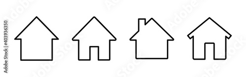 House icon vector. Home icon vector