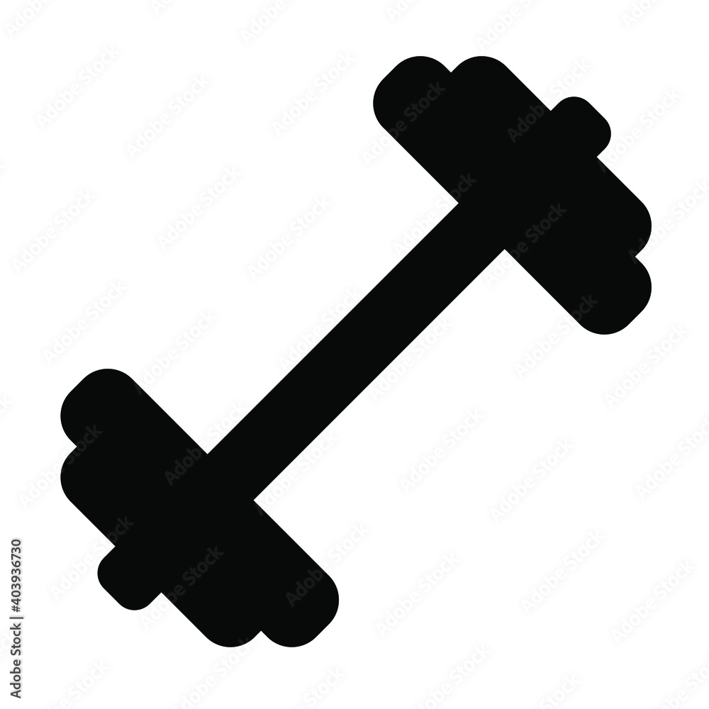 barbell gym icon, muscle training tool vector barbell gym icon, muscle training tool vector