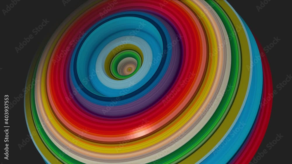 Abstract Dynamic patterns of rainbow color circles with displacement effect and circular motion.Colorful abstract circular rings, Use for your any presentation projects.4k . 3D animation, 3D render Abstract Dynamic patterns of rainbow color circles with displacement effect and circular motion.Colorful abstract circular rings, Use for your any presentation projects.4k . 3D animation, 3D render
