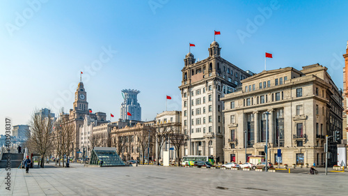 Fotografie Shanghai Bund old building landscape