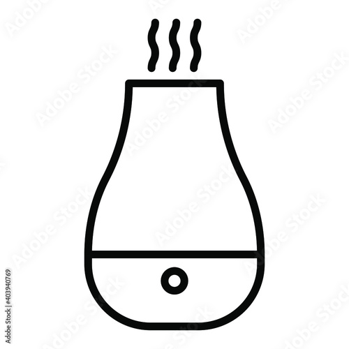 air humidifier icon, household home interior vector