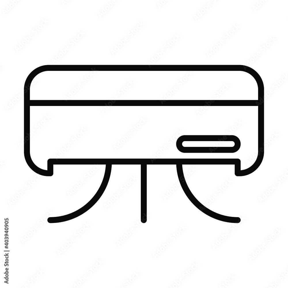 air conditioner icon, household interior vector air conditioner icon, household interior vector