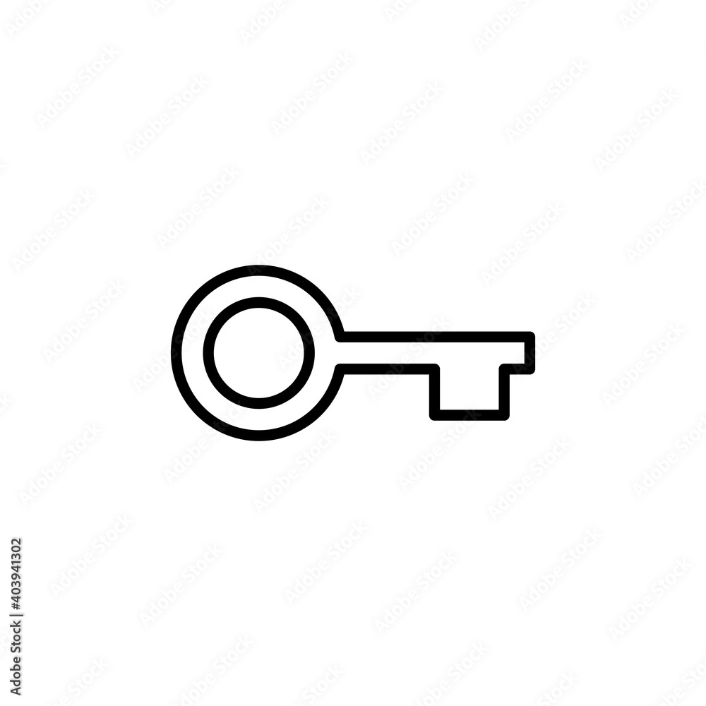Key icon vector. Key vector icon. Key symbol Key icon vector. Key vector icon. Key symbol