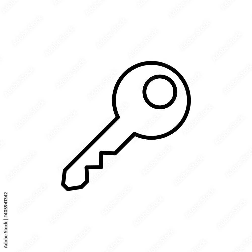 Key icon vector. Key vector icon. Key symbol Key icon vector. Key vector icon. Key symbol