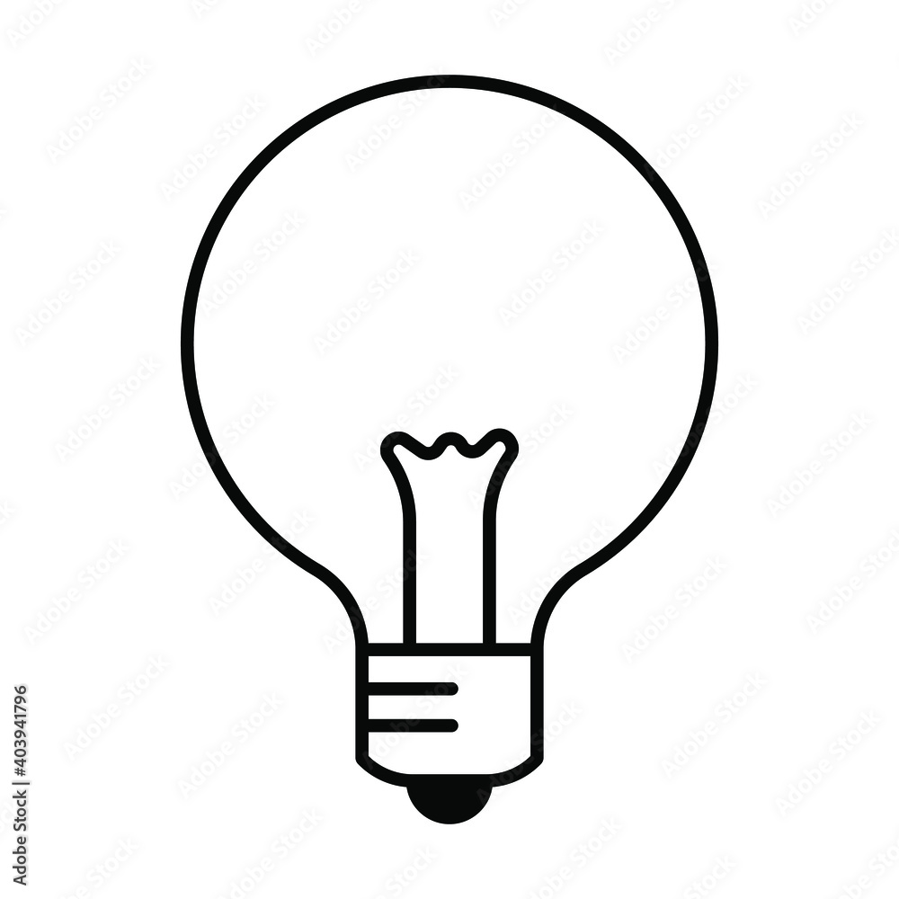 light bulb icon, idea lamp light energy vector light bulb icon, idea lamp light energy vector