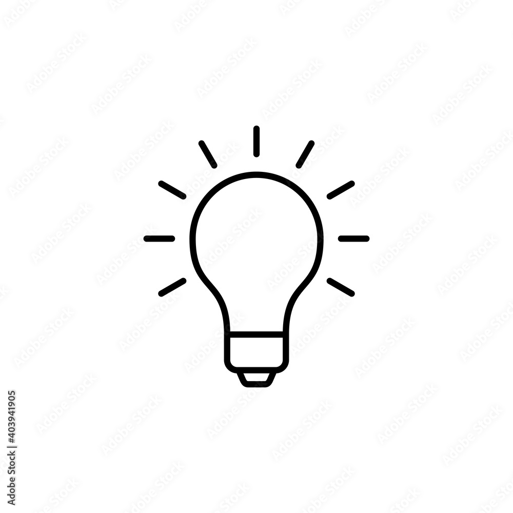 Lamp icon vector. Light bulb icon vector. idea symbol. Lamp icon vector. Light bulb icon vector. idea symbol.