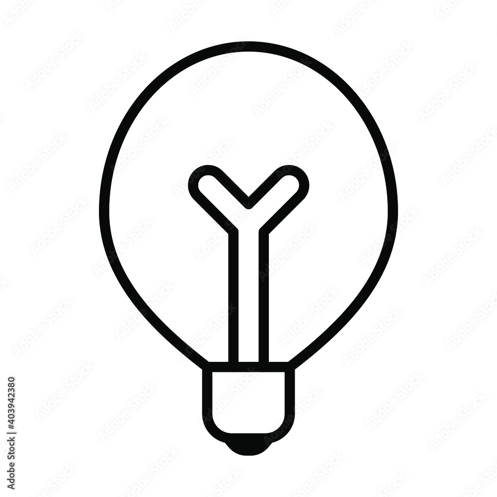 light bulb icon, idea symbol vector light bulb icon, idea symbol vector