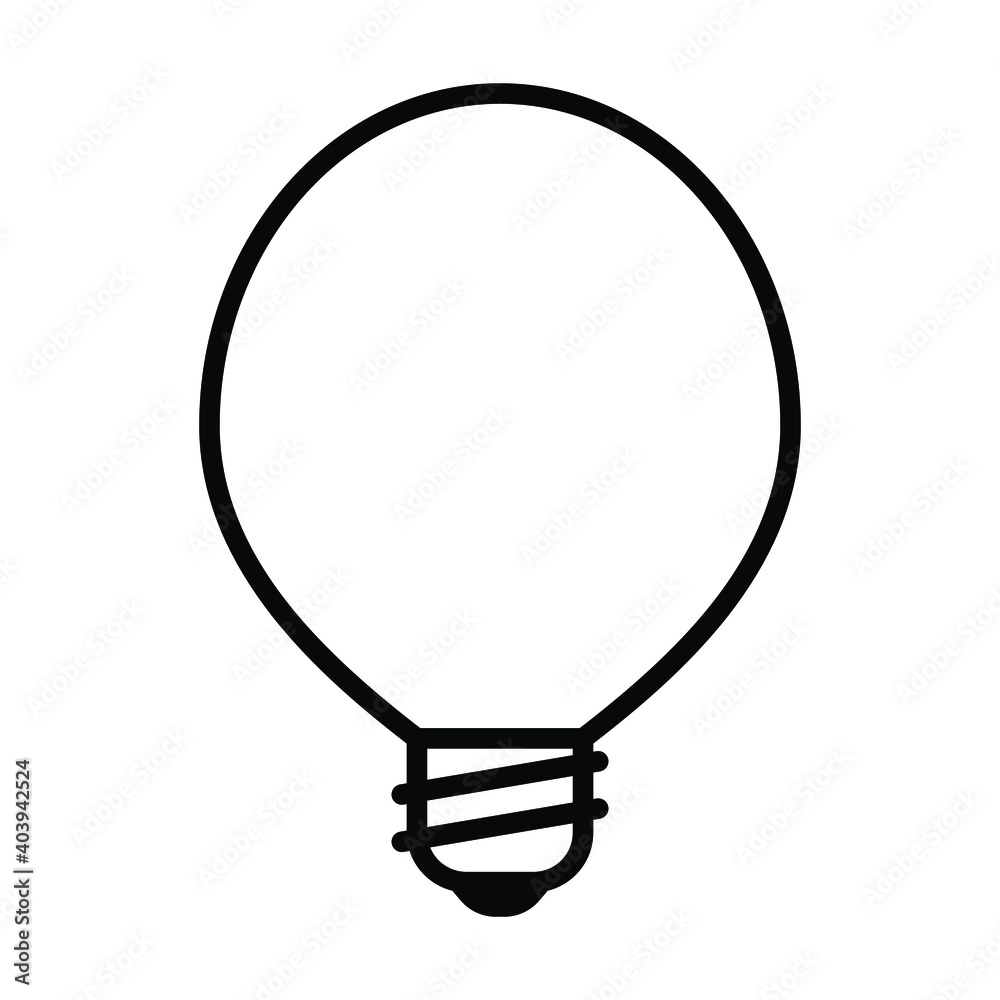 light bulb icon, idea symbol vector light bulb icon, idea symbol vector