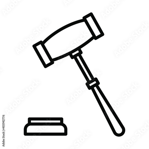 court hammer icon