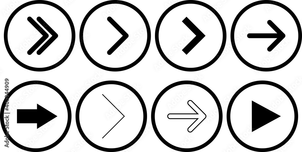 シンプルなweb矢印アイコン シンプルなweb矢印アイコン