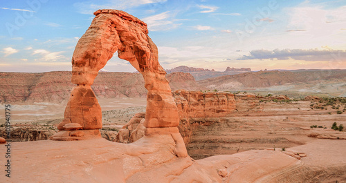Fotografia, Obraz View Of Rock Formations In Desert