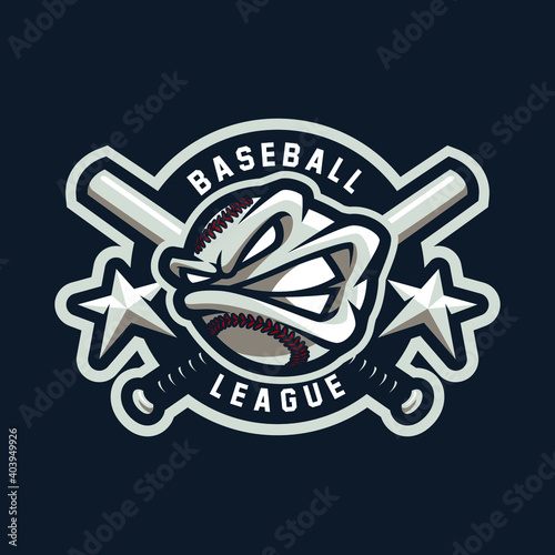 Baseball mascot design for sport or e-sport team