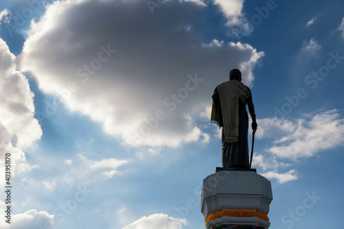 Rear of  Thao Suranaree or Ya Mo statue, Korat © Blanscape