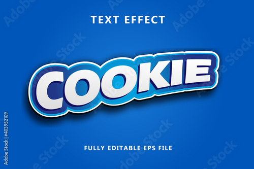 COOKIE TEXT EFFECT DESIGN