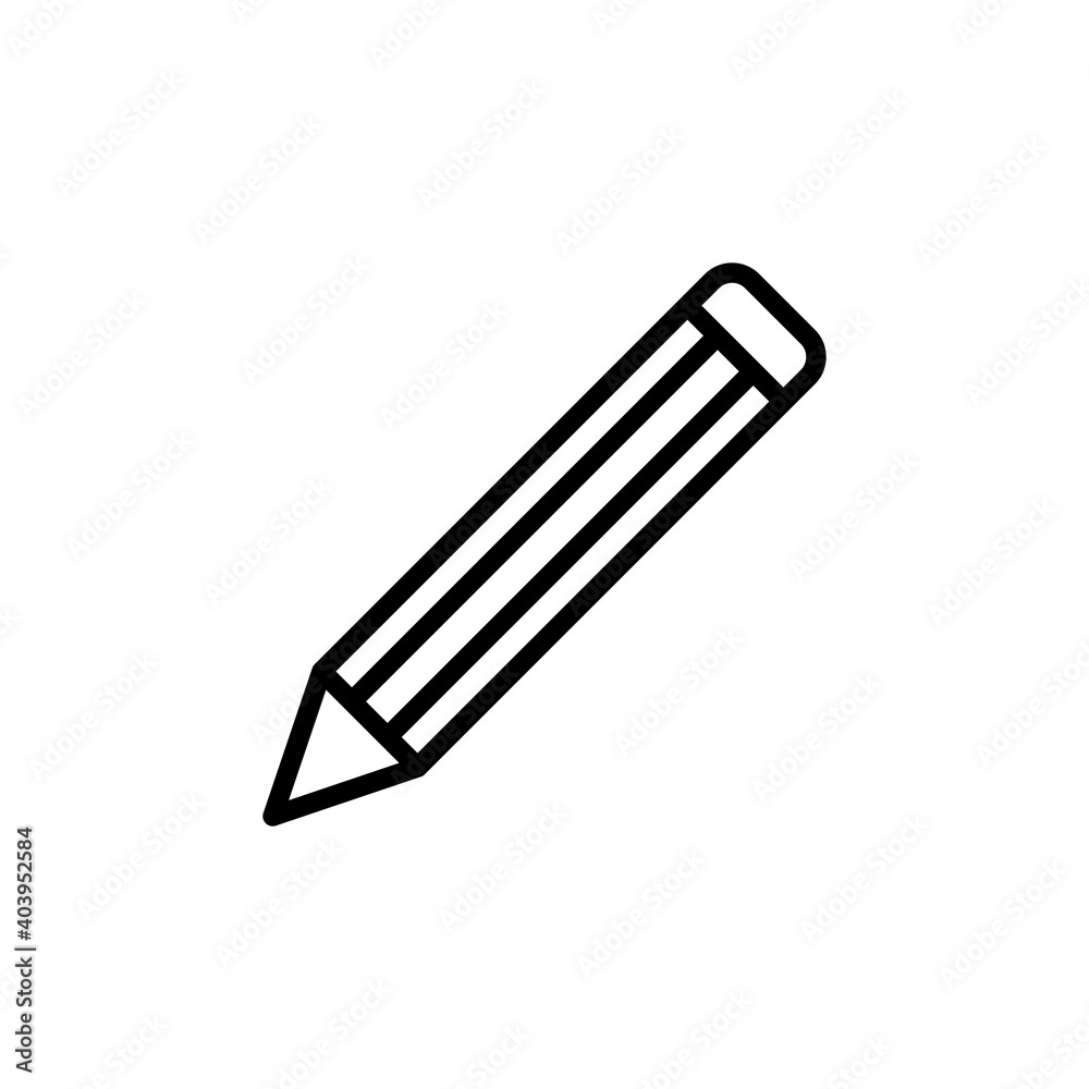 Pencil icon vector. pen symbol. edit icon vector Pencil icon vector. pen symbol. edit icon vector